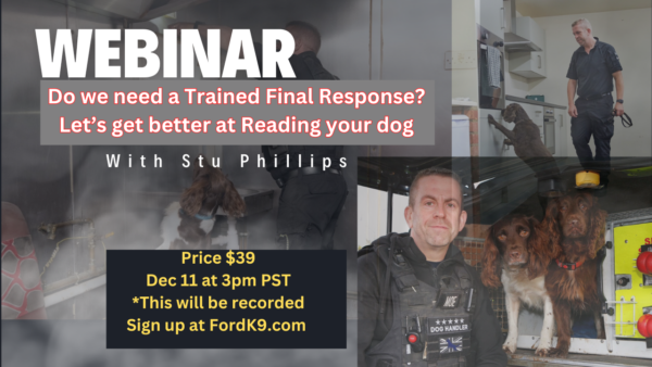 Let's Get Better At Reading Our Dogs - Webinar with Stu Phillips