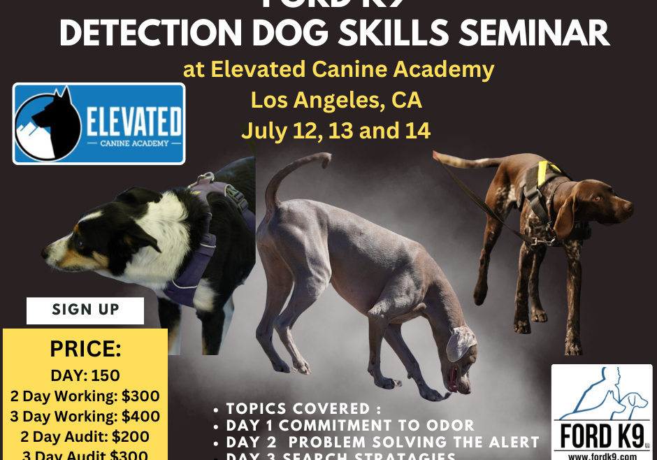 Detection Dog Seminar